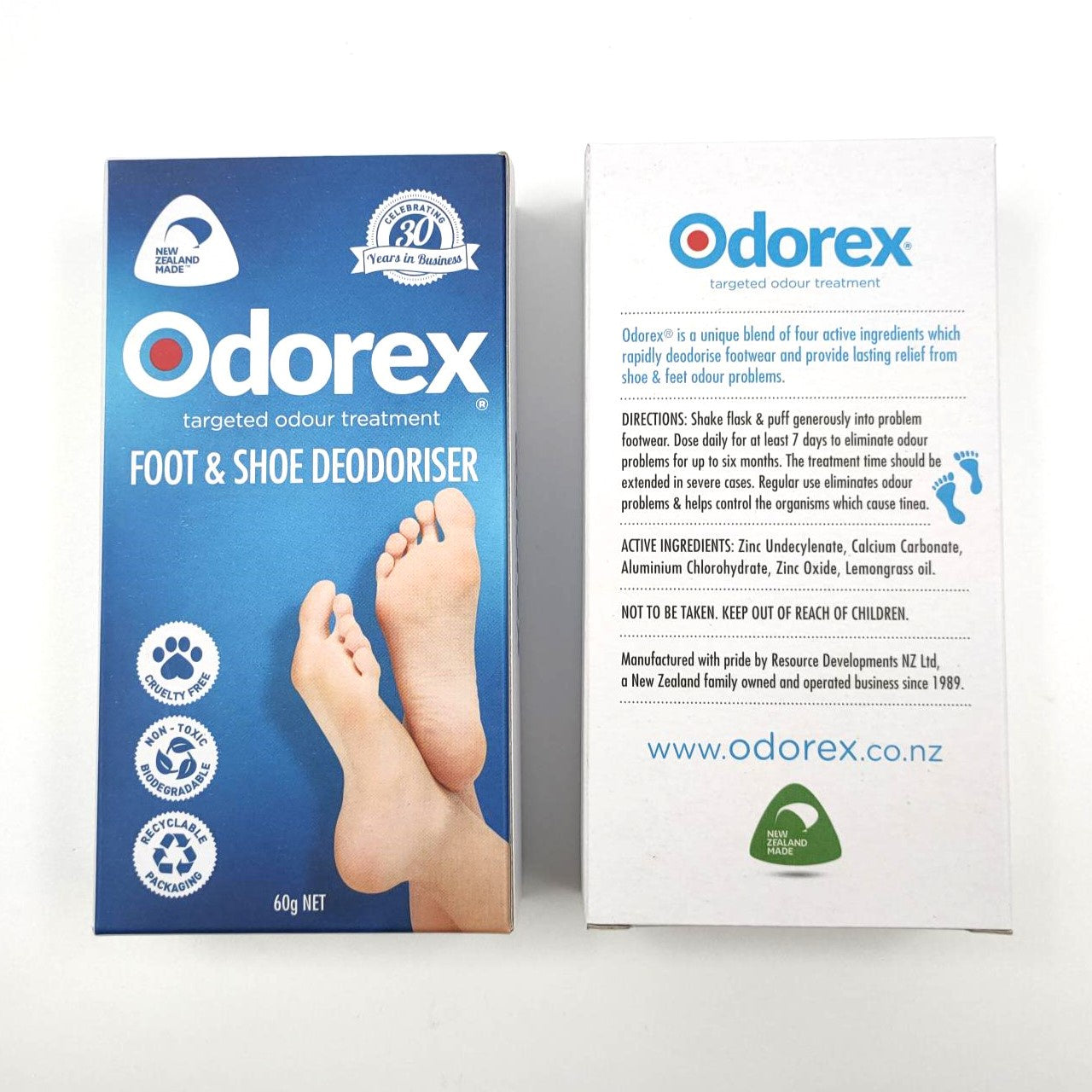 ODOREX Foot & Shoe Deodoriser 60g